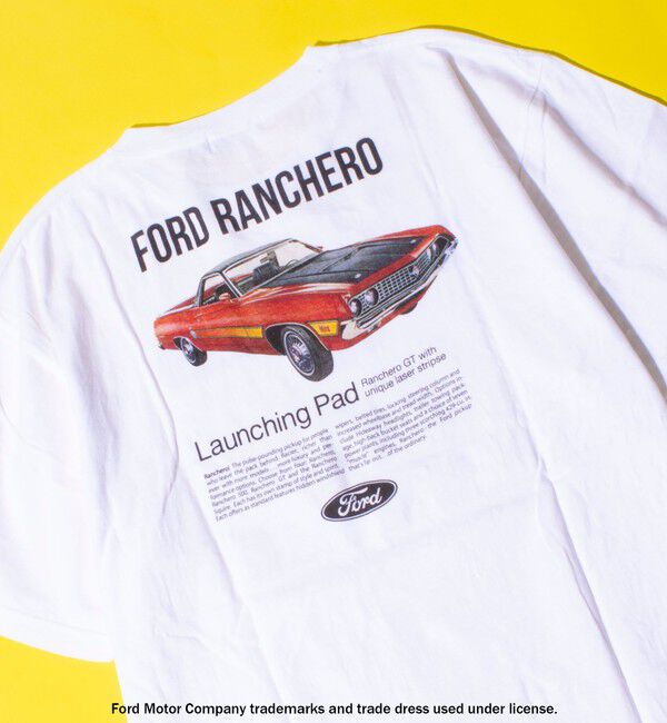 GLOSTER「【GOOD ROCK SPEED】フォード / 車 / FORD / ロゴ プリントTシャツ」|Tシャツ・カットソー|ホワイト系その他3