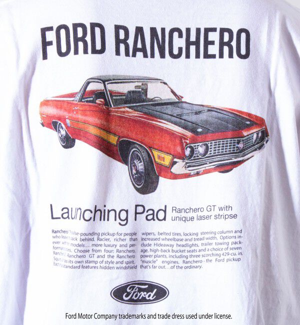 GLOSTER「【GOOD ROCK SPEED】フォード / 車 / FORD / ロゴ プリントTシャツ」|Tシャツ・カットソー|