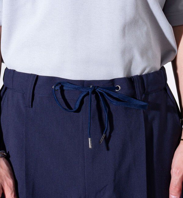 GLOSTER「【GLOSTER/グロスター】COOLMAX ポリトロスラックス イージーパンツ」|チノ|