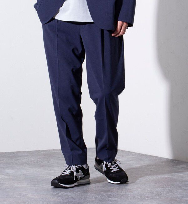 GLOSTER「【GLOSTER/グロスター】COOLMAX ポリトロスラックス イージーパンツ」|チノ|