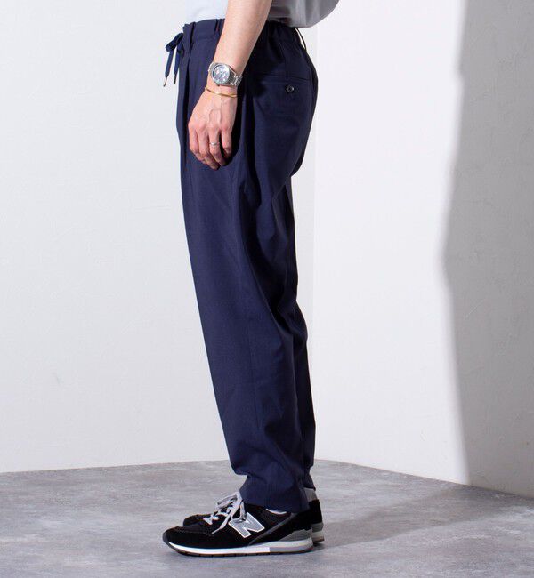 GLOSTER「【GLOSTER/グロスター】COOLMAX ポリトロスラックス イージーパンツ」|チノ|