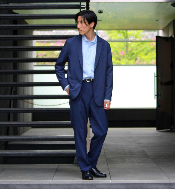 GLOSTER「【GLOSTER/グロスター】COOLMAX ポリトロスラックス イージーパンツ」|チノ|