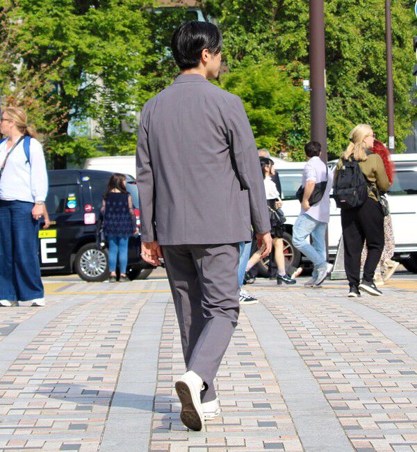 GLOSTER「【GLOSTER/グロスター】COOLMAX ポリトロスラックス イージーパンツ」|チノ|