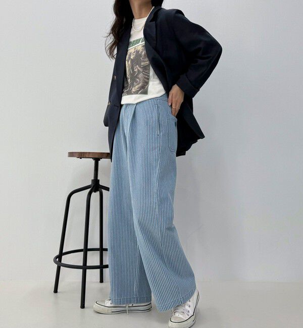 fredy emue「【GEVACO/ゲバコ】《セットアップ対応》タックロングパンツ」|チノ|