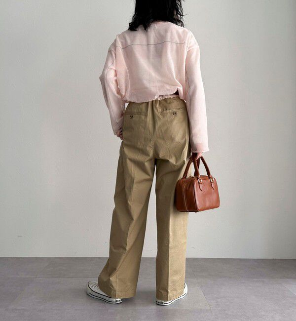 fredy emue「リネン混配色シアーカーディガン」|カーディガン|