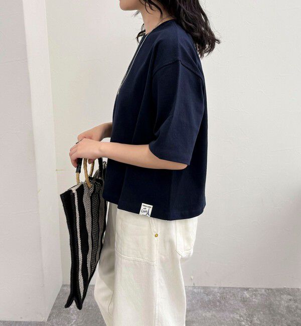 fredy emue「【新色追加！】ベーシッククロップド丈Tシャツ」|Tシャツ・カットソー|