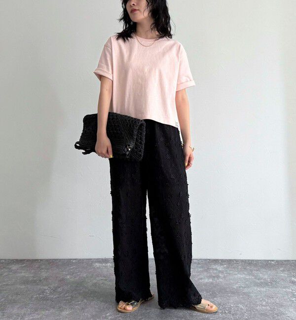 fredy emue「【新色追加！】ベーシッククロップド丈Tシャツ」|Tシャツ・カットソー|