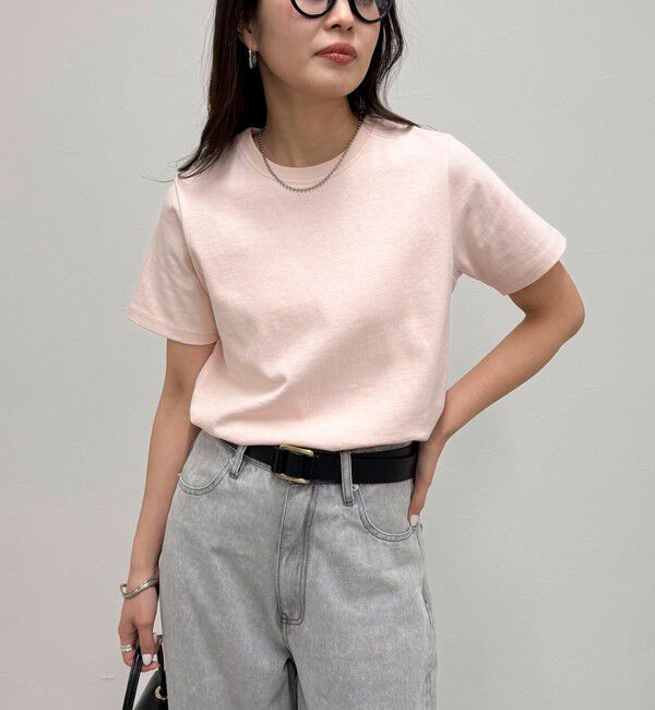fredy emue「【新色追加！】ベーシック半袖Tシャツ」|Tシャツ・カットソー|ベビーピンク