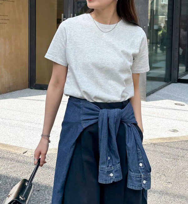 fredy emue「【新色追加！】ベーシック半袖Tシャツ」|Tシャツ・カットソー|ライトグレー
