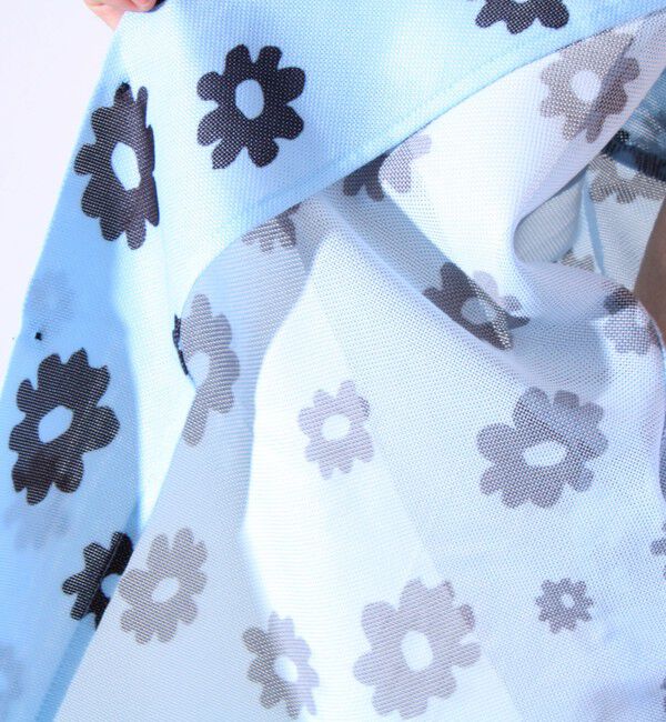 GLOSTER「【GLOSTER/グロスター】フラワーメッシュシャツ ショートスリーブ オープンカラー 開襟シャツ」|シャツ・ブラウス|