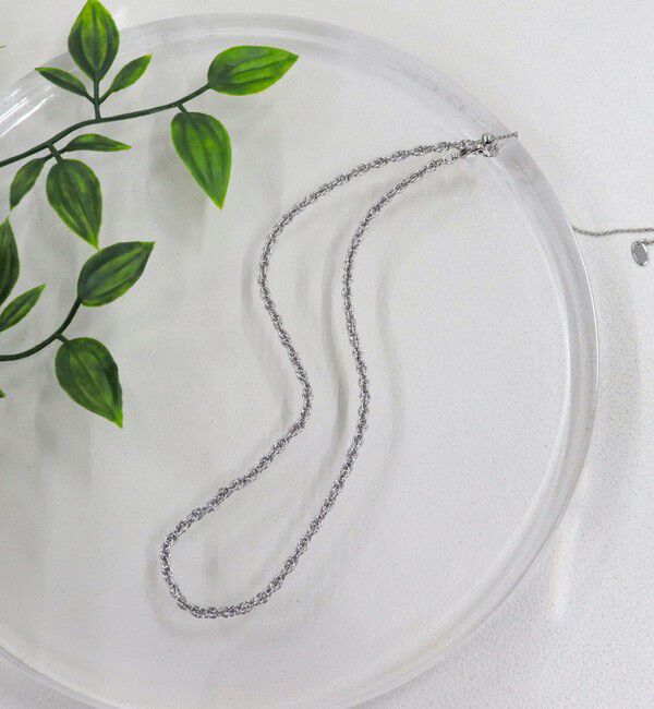 fredy emue「ねじりチェーンアジャストネックレス」|ネックレス|シルバー