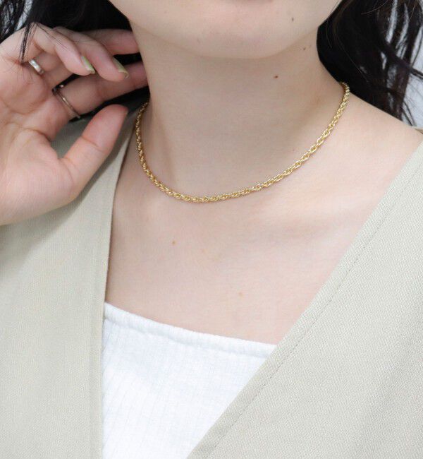 fredy emue「ねじりチェーンアジャストネックレス」|ネックレス|