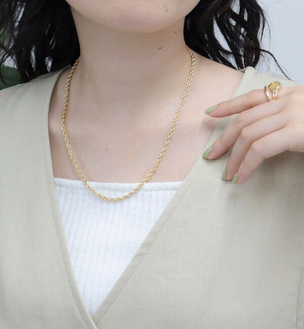 fredy emue「ねじりチェーンアジャストネックレス」|ネックレス|