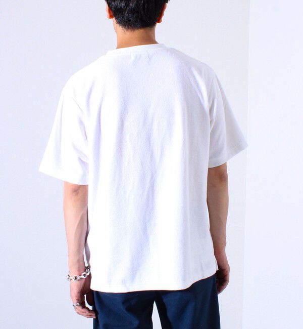 GLOSTER「【セットアップ対応】フレブルパイルTシャツ フレンチブルドッグ刺繍 ワンポイント ワンマイル」|Tシャツ・カットソー|