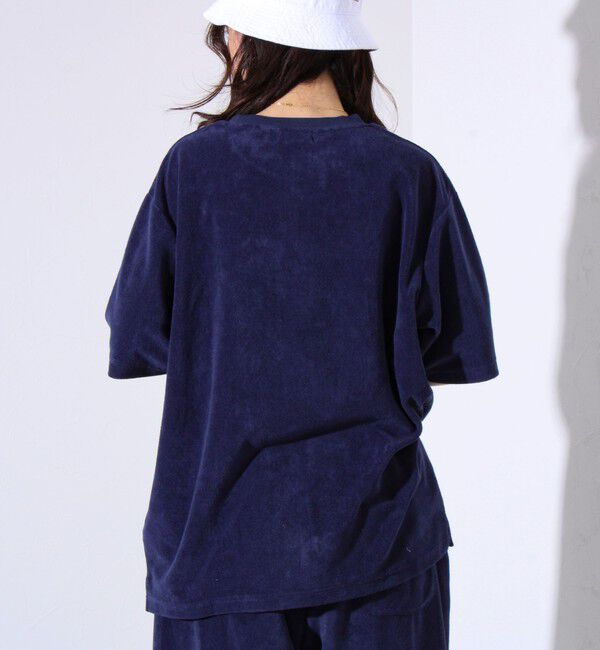 GLOSTER「【セットアップ対応】フレブルパイルTシャツ フレンチブルドッグ刺繍 ワンポイント ワンマイル」|Tシャツ・カットソー|