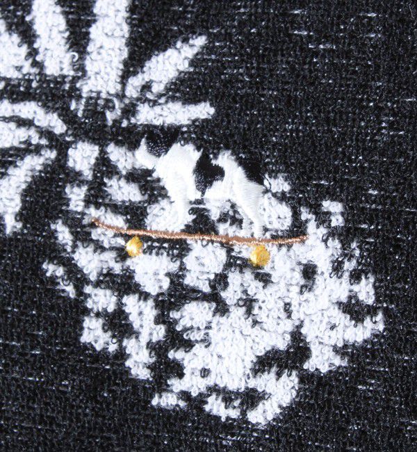 GLOSTER「【セットアップ対応】フレブルパイルTシャツ フレンチブルドッグ刺繍 ワンポイント ワンマイル」|Tシャツ・カットソー|