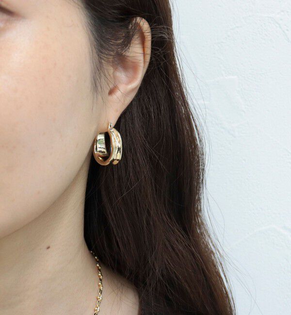 fredy emue「ゆがみフープピアス」|ピアス|