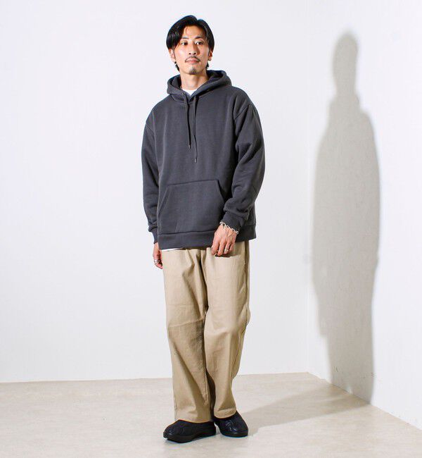 GLOSTER「【カルボアシリーズ】UNISEX ワイドプルオーバーパーカー」|パーカー|