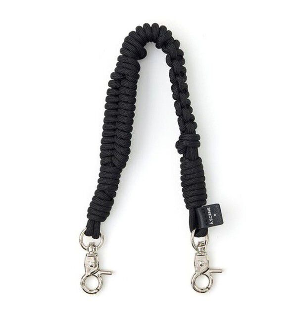 GLOSTER「【A SCENE】Design paracord strap plain パラコードストラップ」|その他|ブラック