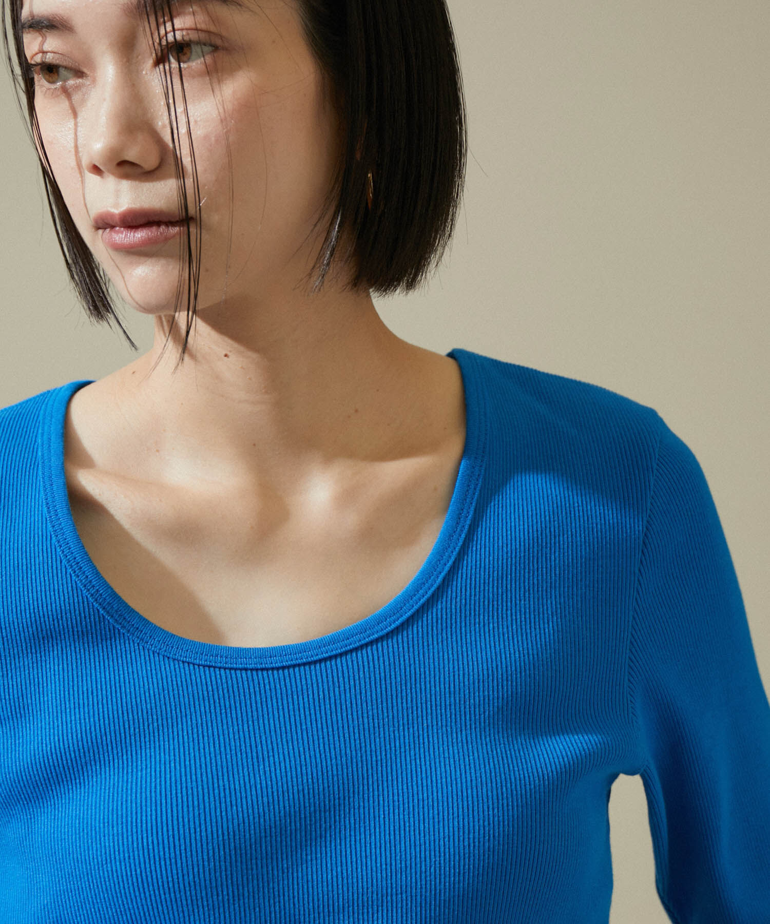 SALON adam et rope'「KINANファームリーリブTシャツ」|Tシャツ・カットソー|