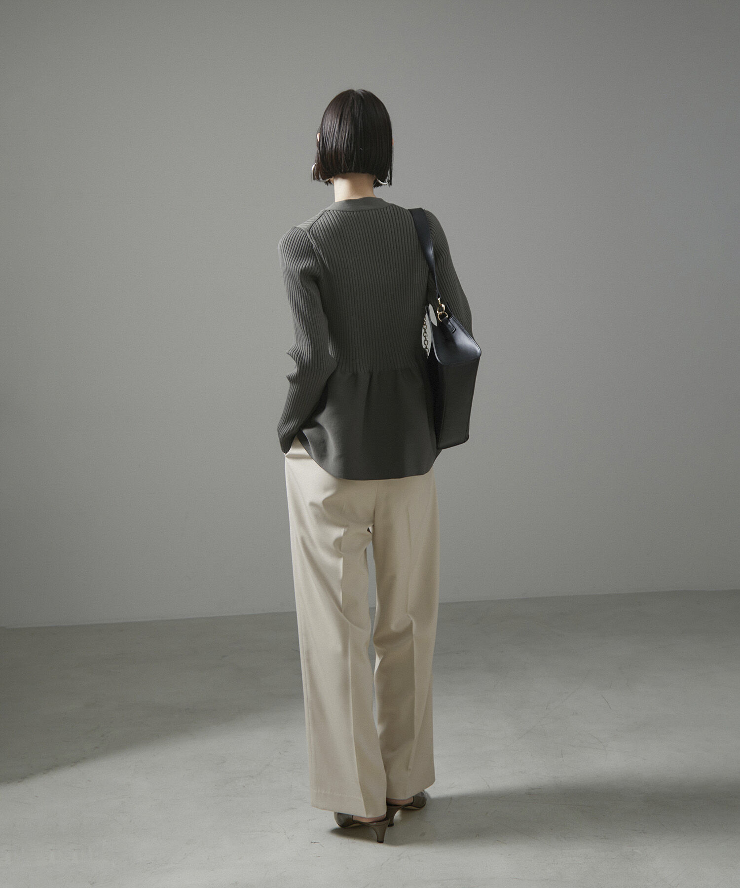 SALON adam et rope'「[追加]イージーリラックスストレートパンツ2/スラックス【接触冷感・UVケア・洗える】」|その他|