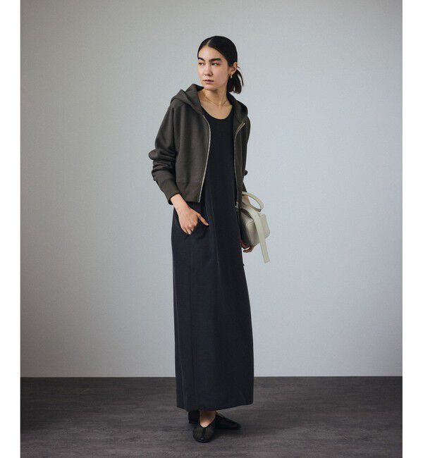 SALON adam et rope'「アズマ裏毛クロップドフーデットパーカー」|パーカー|