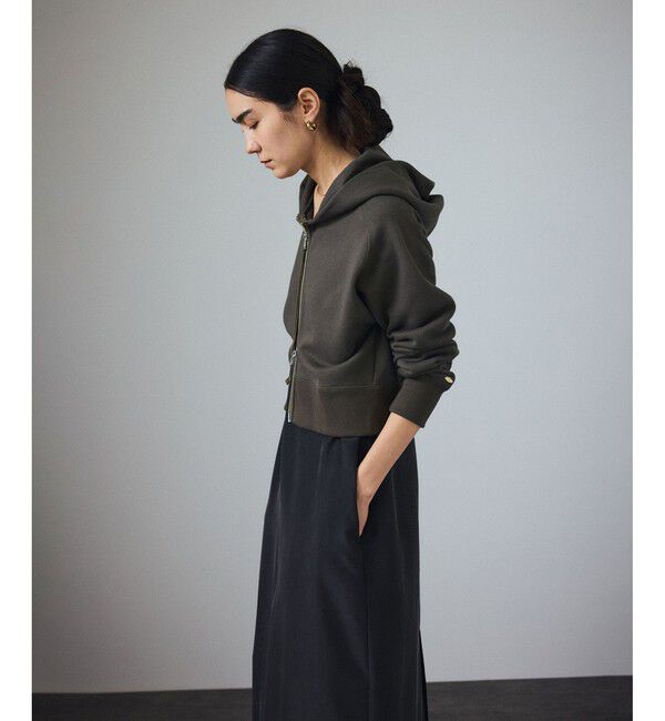 SALON adam et rope'「アズマ裏毛クロップドフーデットパーカー」|パーカー|