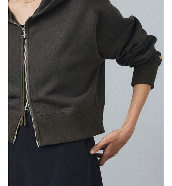 SALON adam et rope'「アズマ裏毛クロップドフーデットパーカー」|パーカー|