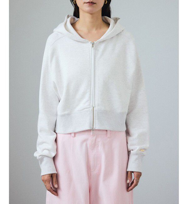 SALON adam et rope'「アズマ裏毛クロップドフーデットパーカー」|パーカー|