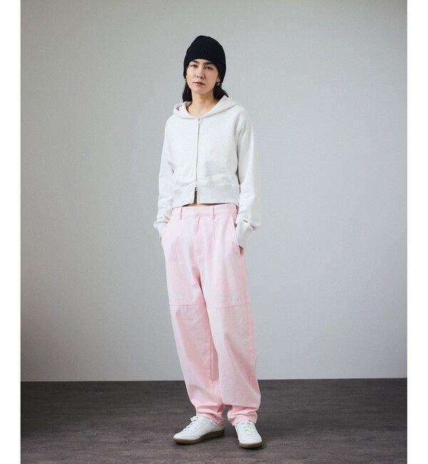 SALON adam et rope'「アズマ裏毛クロップドフーデットパーカー」|パーカー|