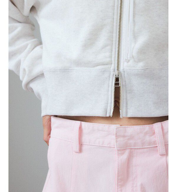 SALON adam et rope'「アズマ裏毛クロップドフーデットパーカー」|パーカー|