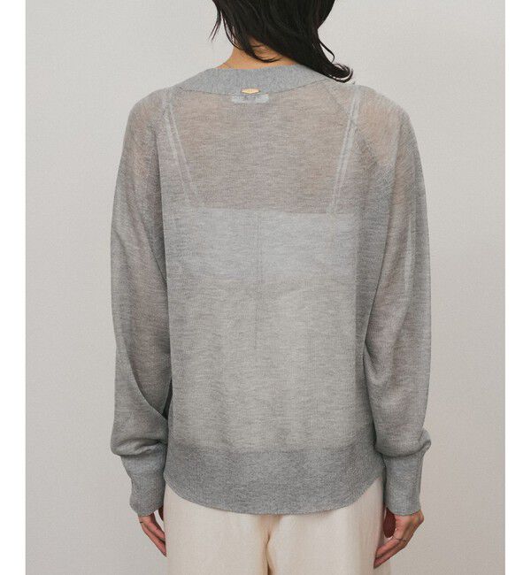 SALON adam et rope'「ブライトシアーカーディガン」|カーディガン|