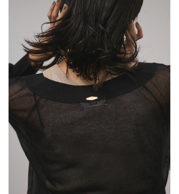 SALON adam et rope'「ブライトシアーカーディガン」|カーディガン|