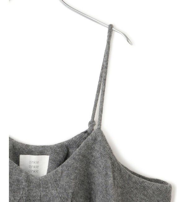 SALON adam et rope'「【crinkle crinkle crinkle】ウールミックスランジェリーキャミ」|キャミソール|