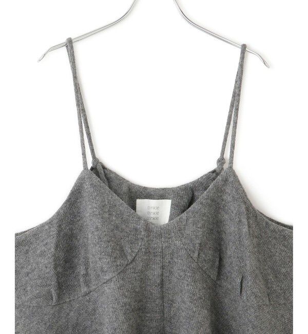 SALON adam et rope'「【crinkle crinkle crinkle】ウールミックスランジェリーキャミ」|キャミソール|