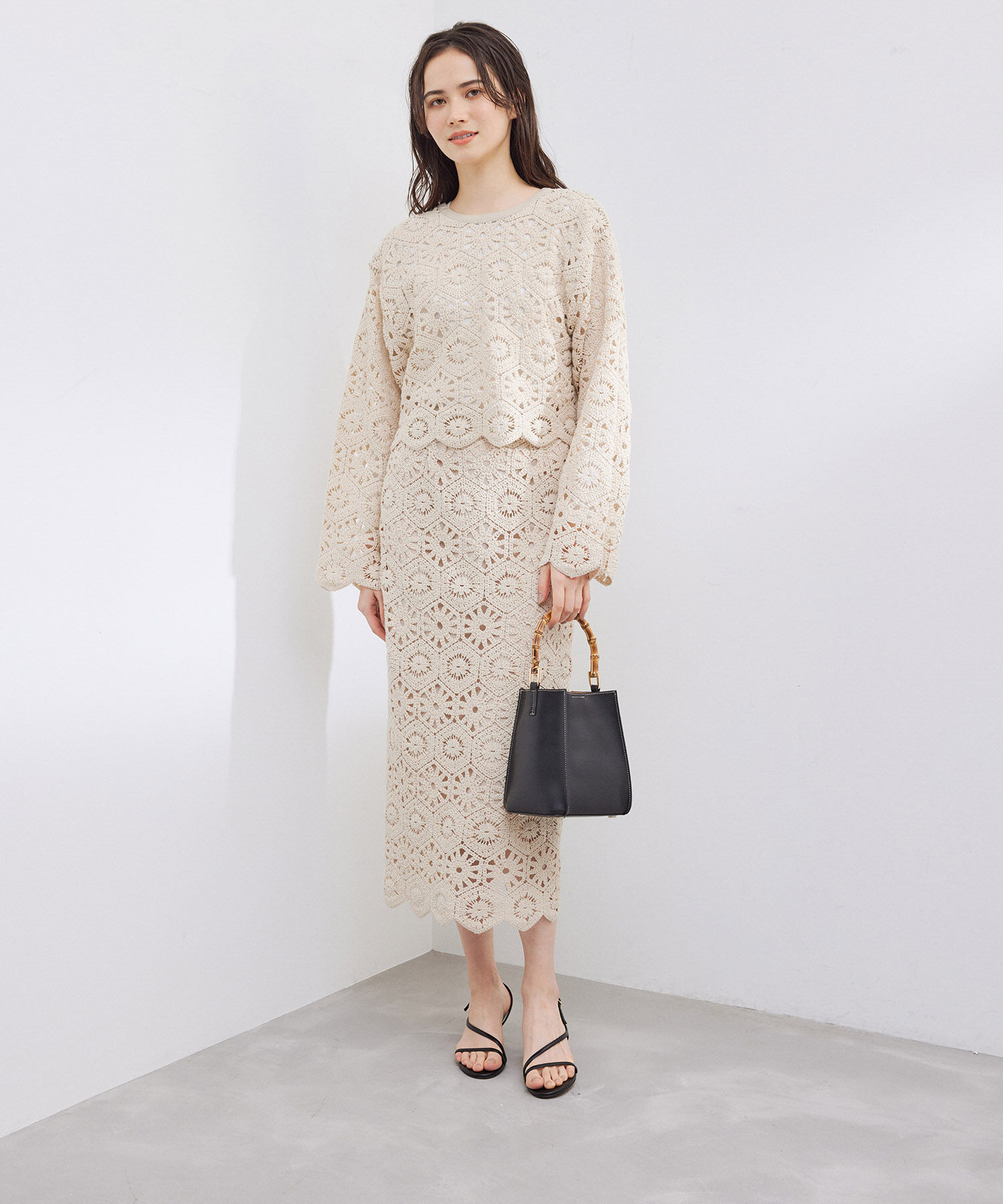 ROPE「【雑誌掲載】ナローストラップサンダル」|サンダル|