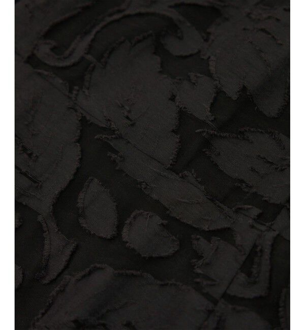 ROPE「スクエアーネックワンピース（ジャガード/サッカー素材）/洗える」|ワンピース|