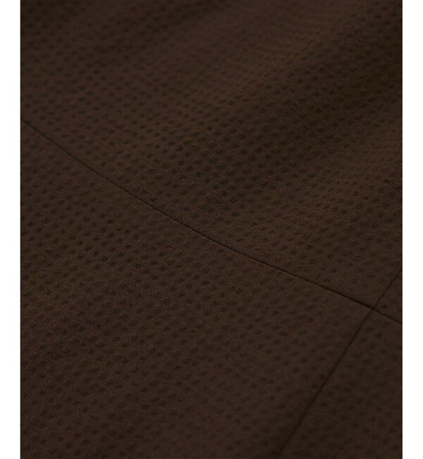 ROPE「スクエアーネックワンピース（ジャガード/サッカー素材）/洗える」|ワンピース|