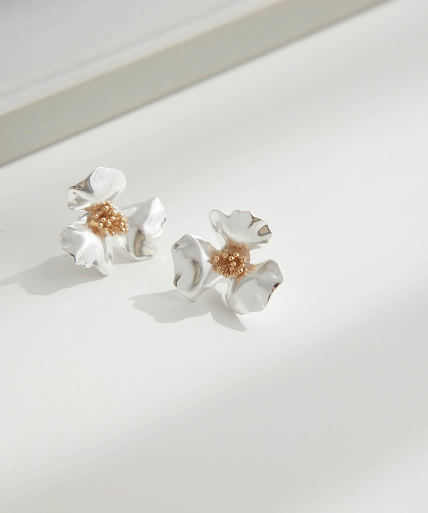 ROPE PICNIC PASSAGE「メタルフラワーピアス」|ピアス|シルバー系(94)