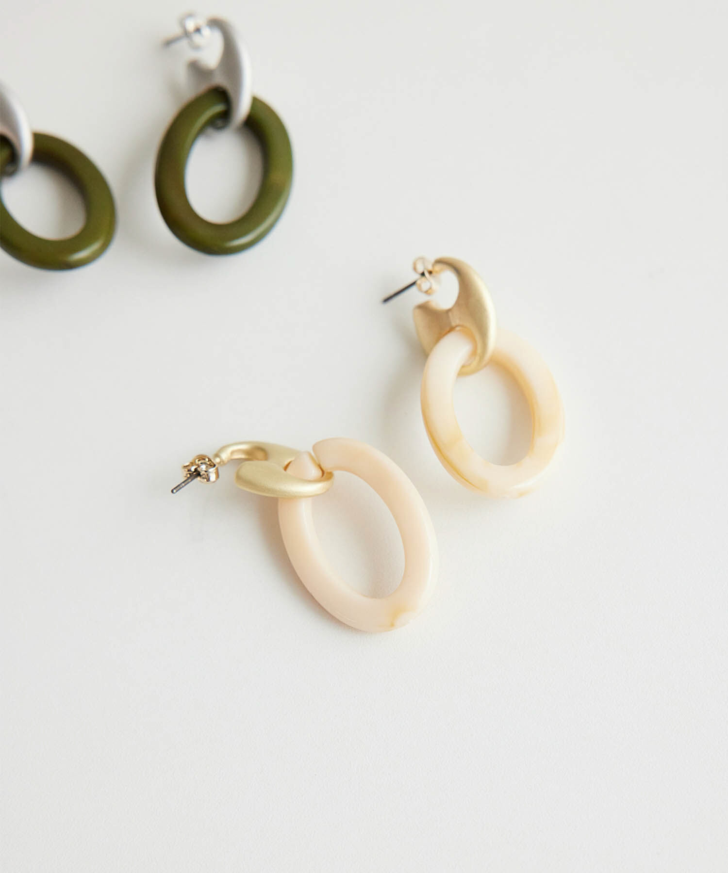 ROPE PICNIC PASSAGE「マーブルオーバルピアス」|ピアス|キナリ系(17)