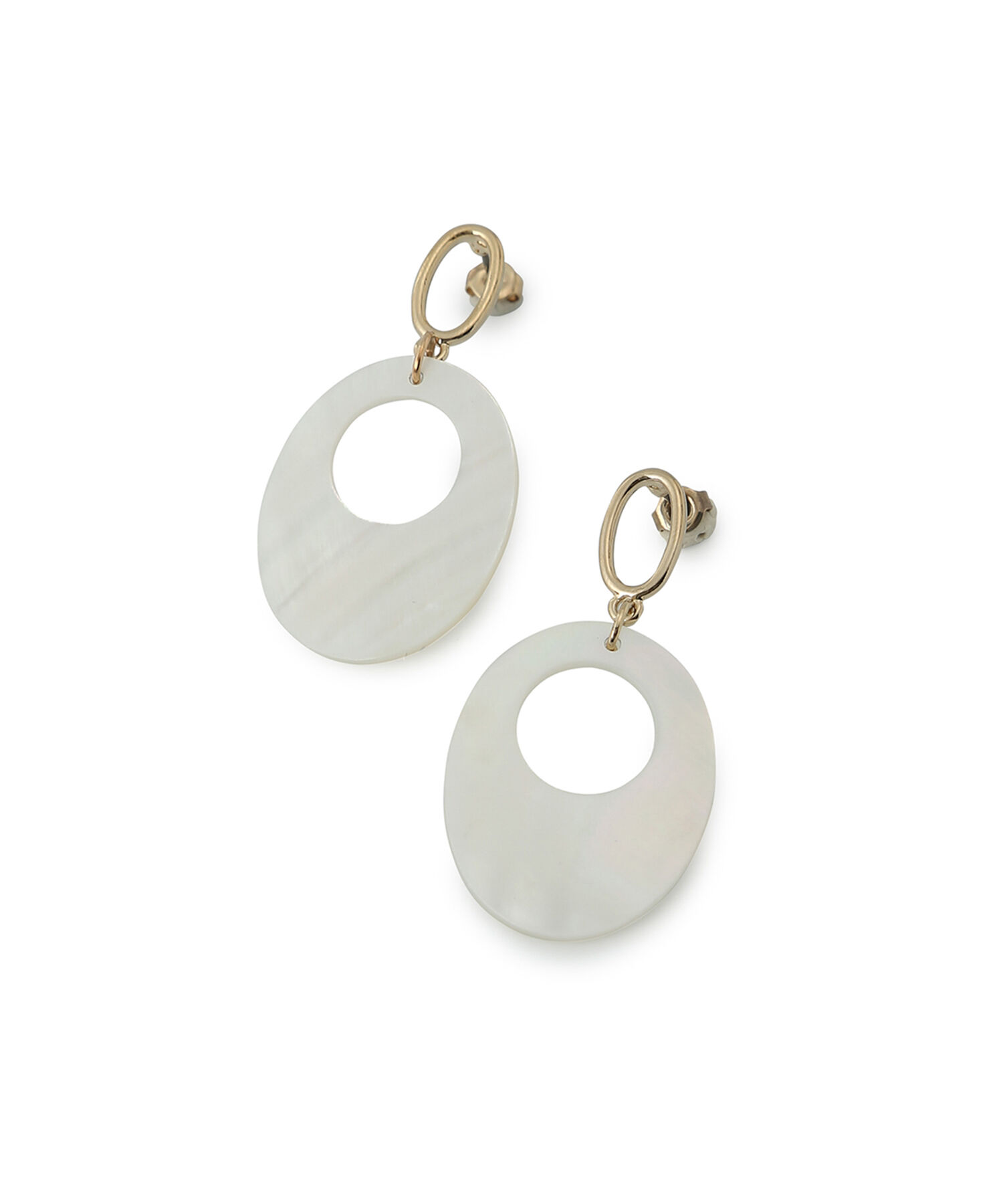 ROPE PICNIC PASSAGE「オーバルシェルピアス」|ピアス|