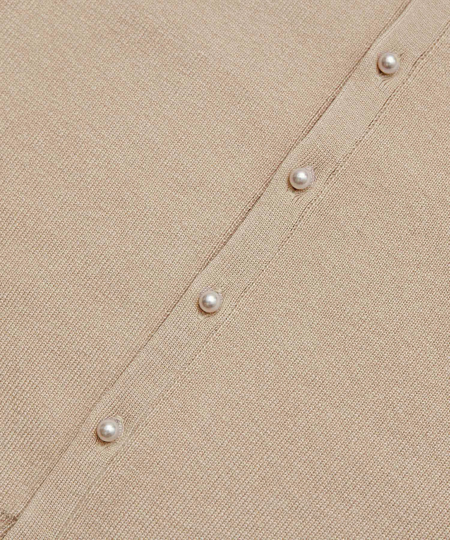 Rope&rsquo;Picnic「2WAY/マシュマロニットパールカーディガン/リンクコーデ」|カーディガン|