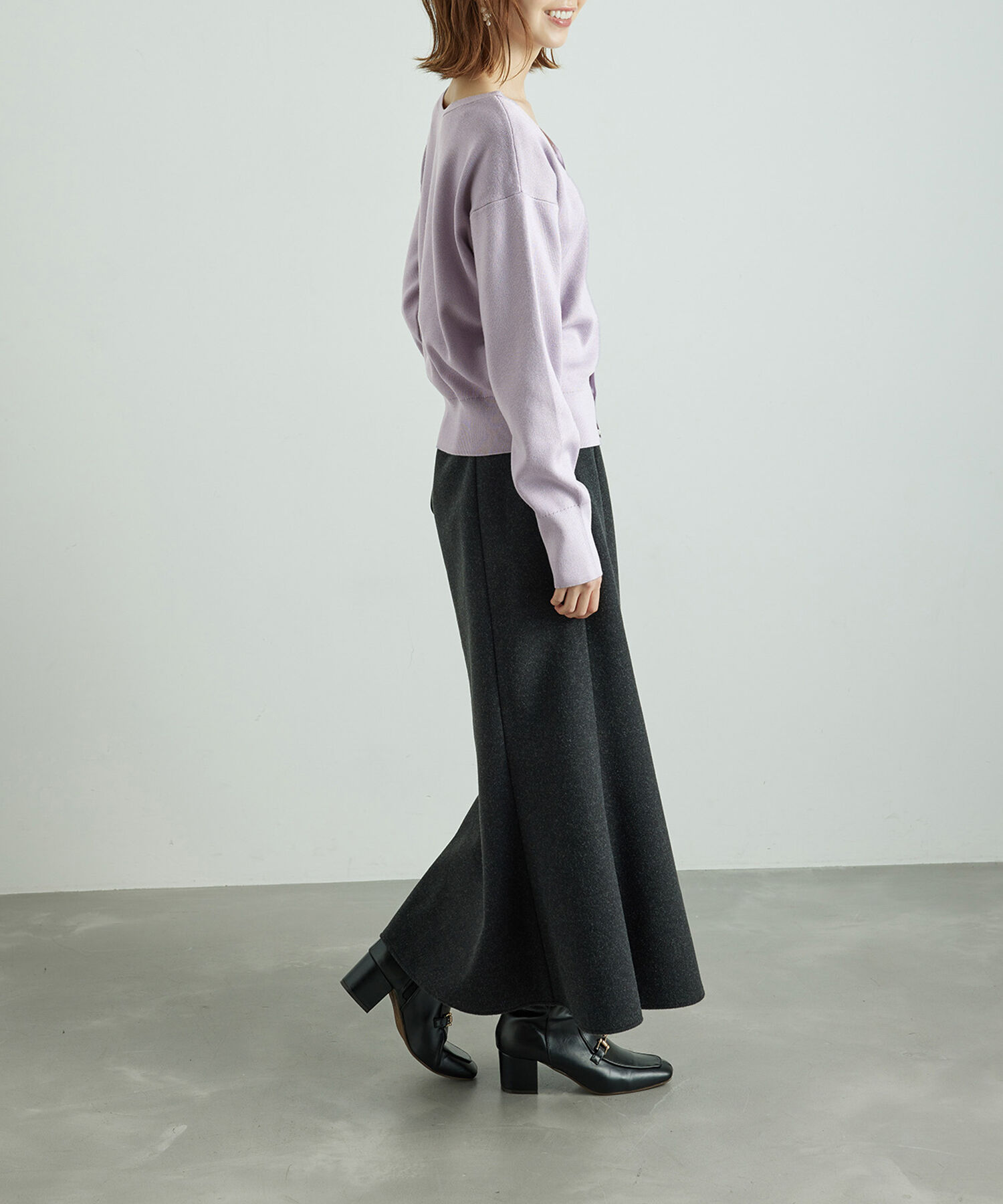 Rope&rsquo;Picnic「2WAY/マシュマロニットパールカーディガン/リンクコーデ」|カーディガン|