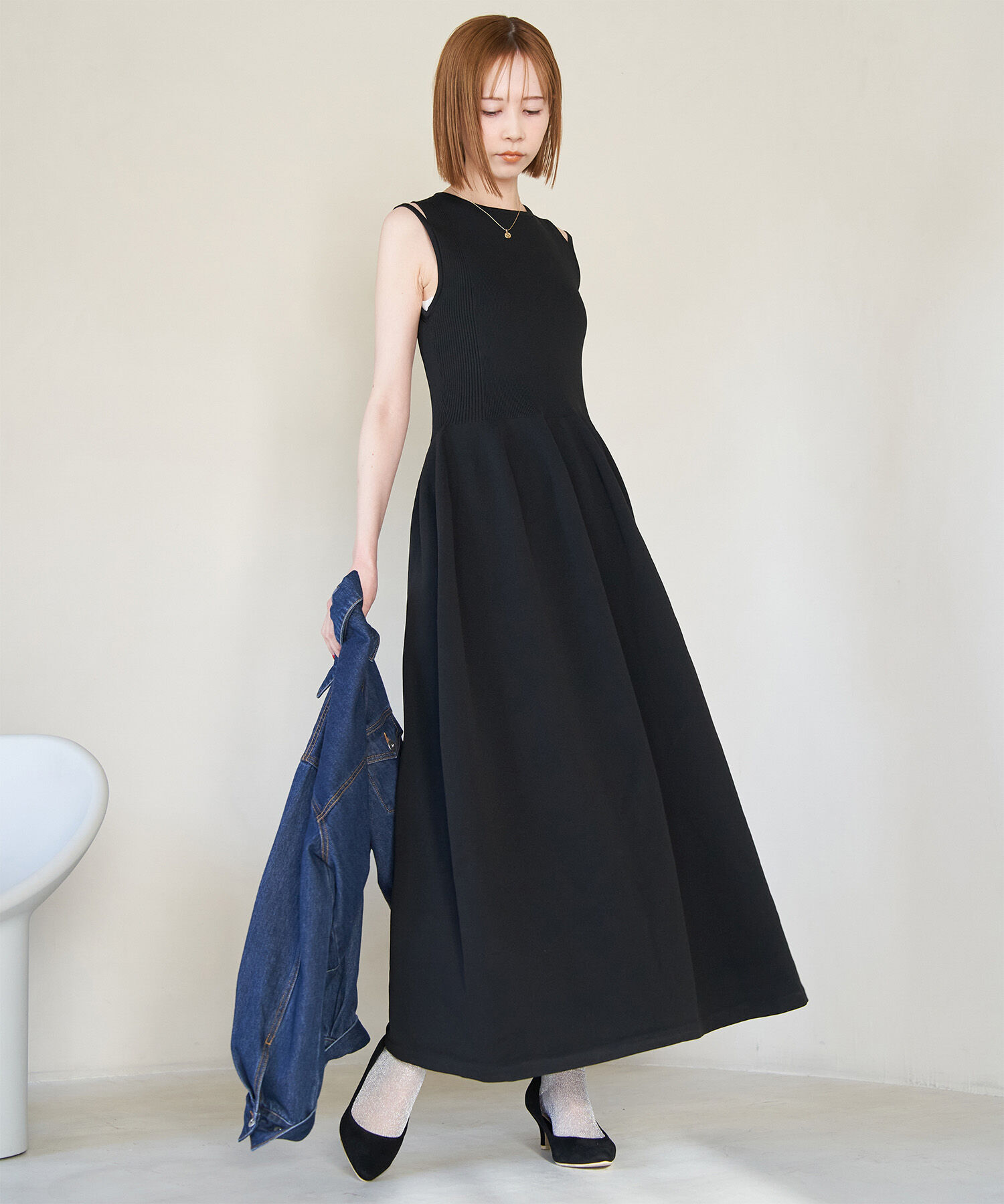 Rope&rsquo;Picnic「【emur/エミュール】ホールガーメントワンピース」|ワンピース|