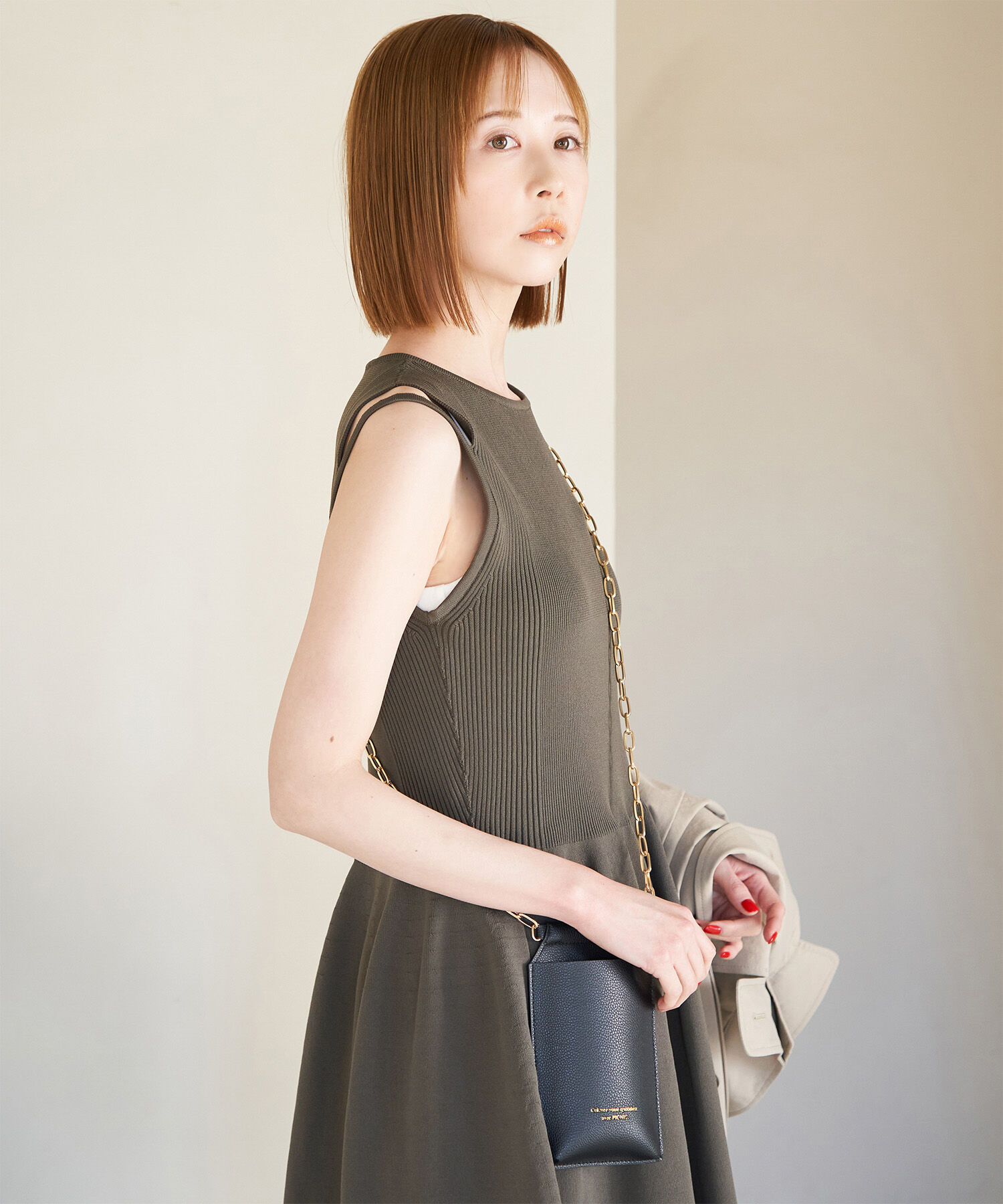 Rope&rsquo;Picnic「【emur/エミュール】ホールガーメントワンピース」|ワンピース|