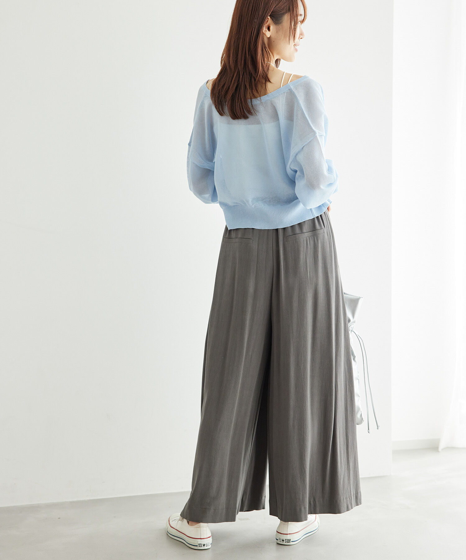 Rope&rsquo;Picnic「2WAY/シアークロップド丈カーディガン」|カーディガン|