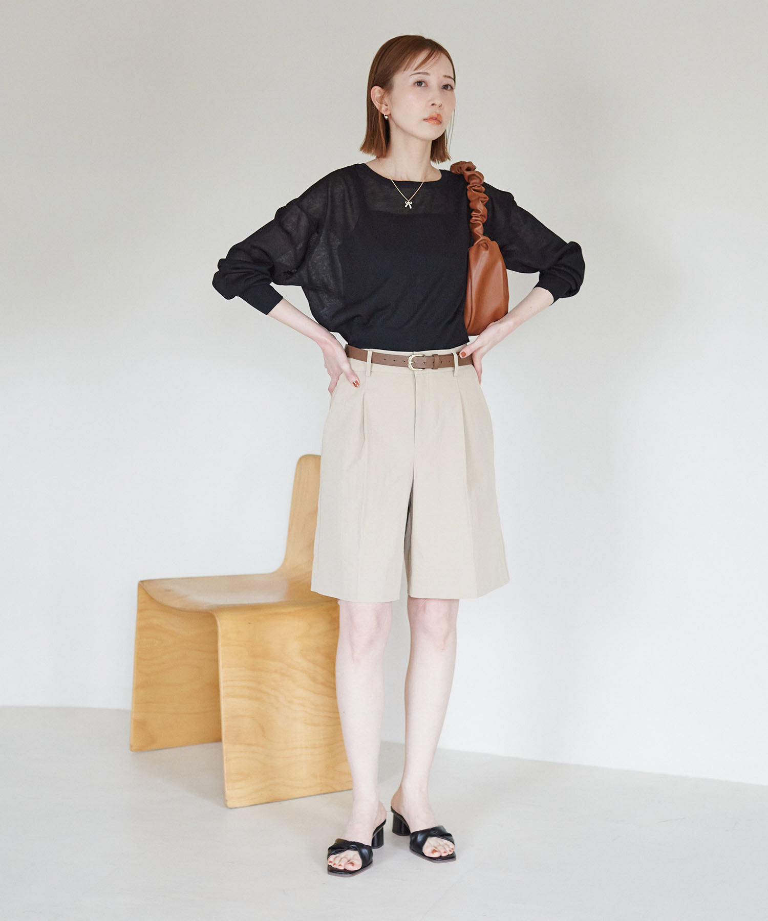 Rope&rsquo;Picnic「2WAY/シアークロップド丈カーディガン」|カーディガン|