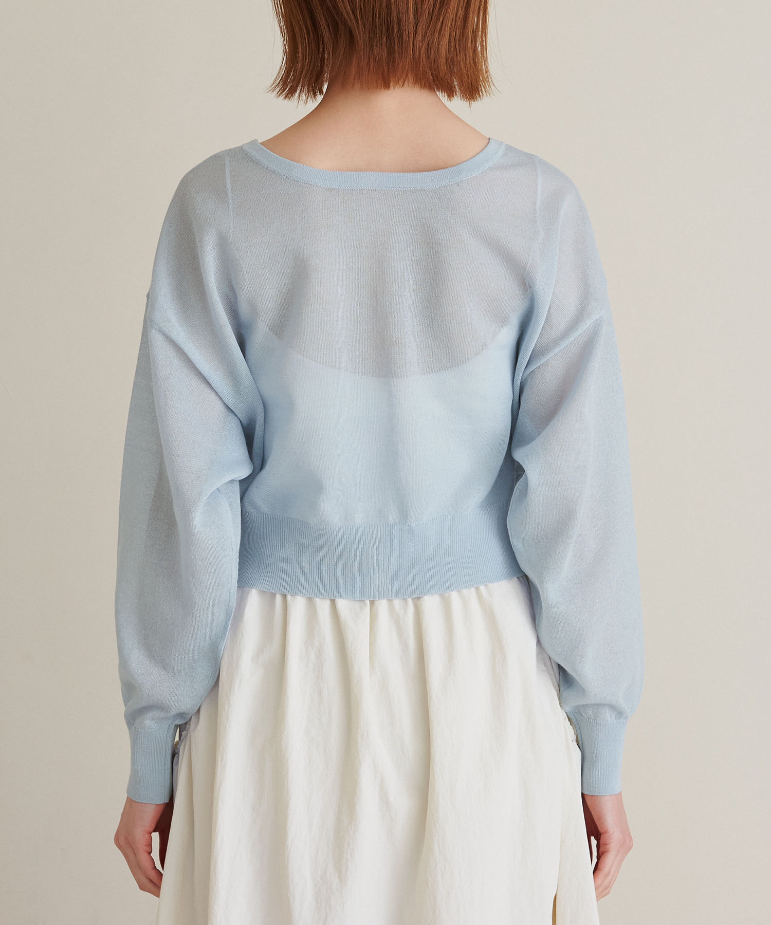 Rope&rsquo;Picnic「2WAY/シアークロップド丈カーディガン」|カーディガン|