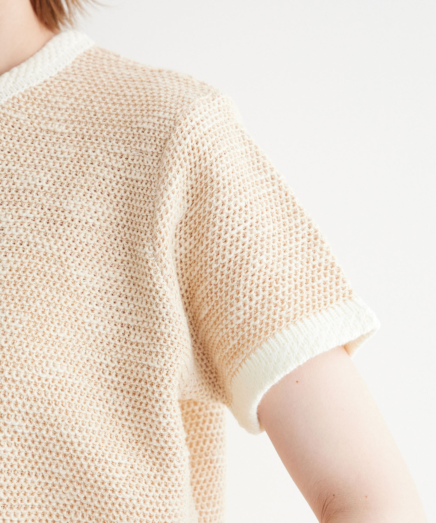 Rope&rsquo;Picnic「金ボタンハーフスリーブニットカーディガン」|カーディガン|