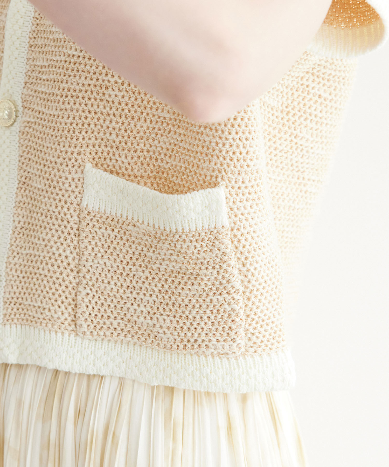 Rope&rsquo;Picnic「金ボタンハーフスリーブニットカーディガン」|カーディガン|